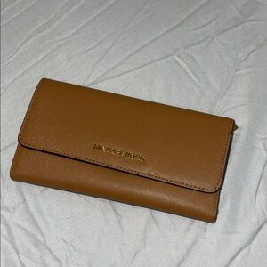 Michael Kors Tan Leather Wallet